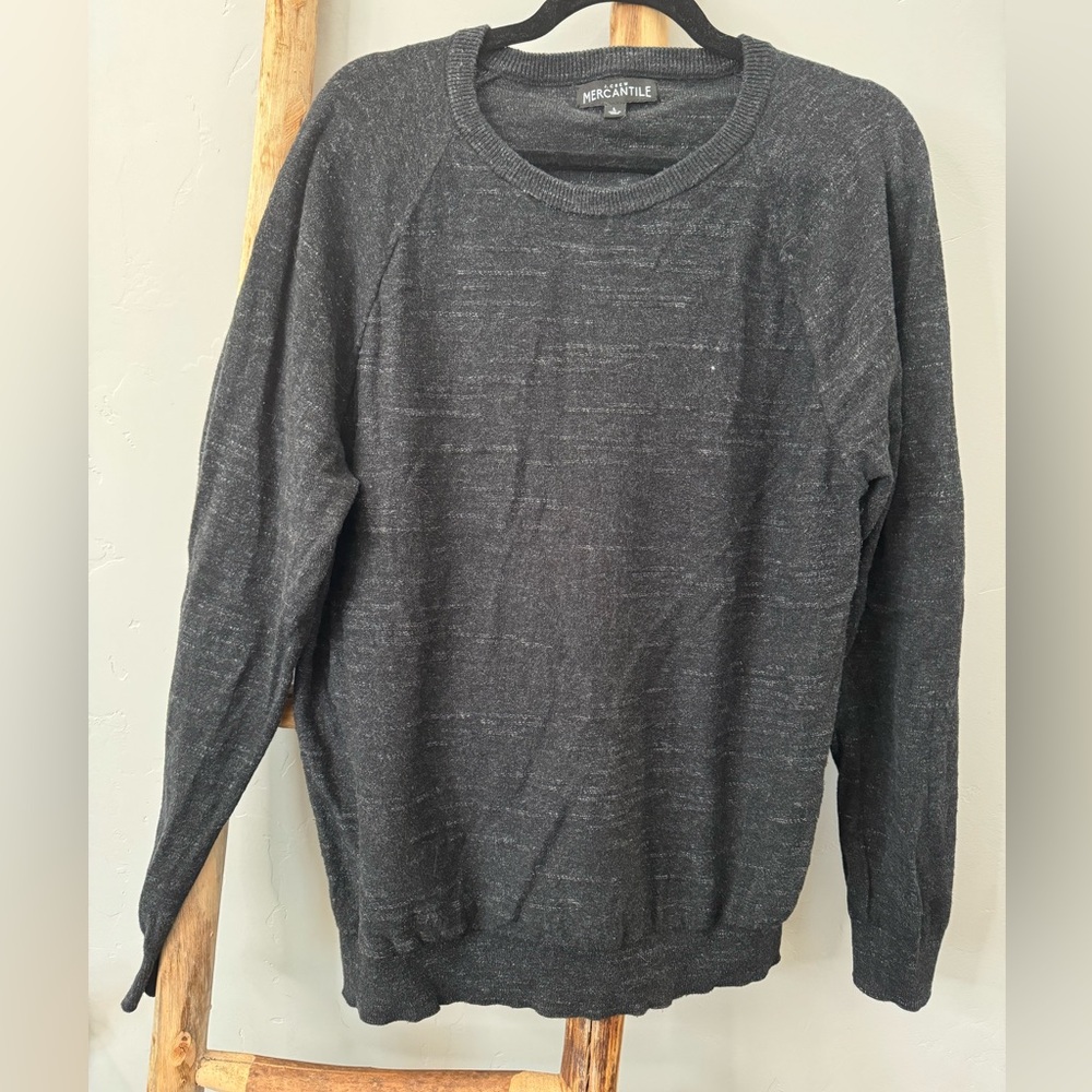 J. Crew Factory Black Cotton Sweater